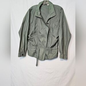 COPY - Olive Green Lightweight 80s Jacket